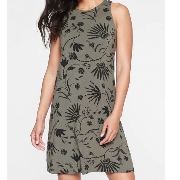 Athleta Santorini Printed High Neck Dress - Picture 1 of 5